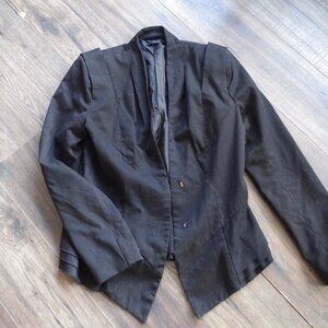 Vintage Black Short Ladies Blazer From 90s